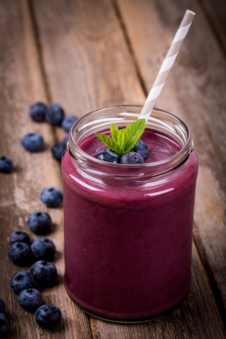 Muscle Wiz Blueberry Protein Shake